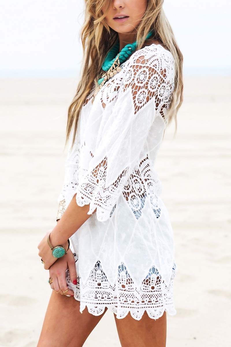 Applique Insert Geo Dress