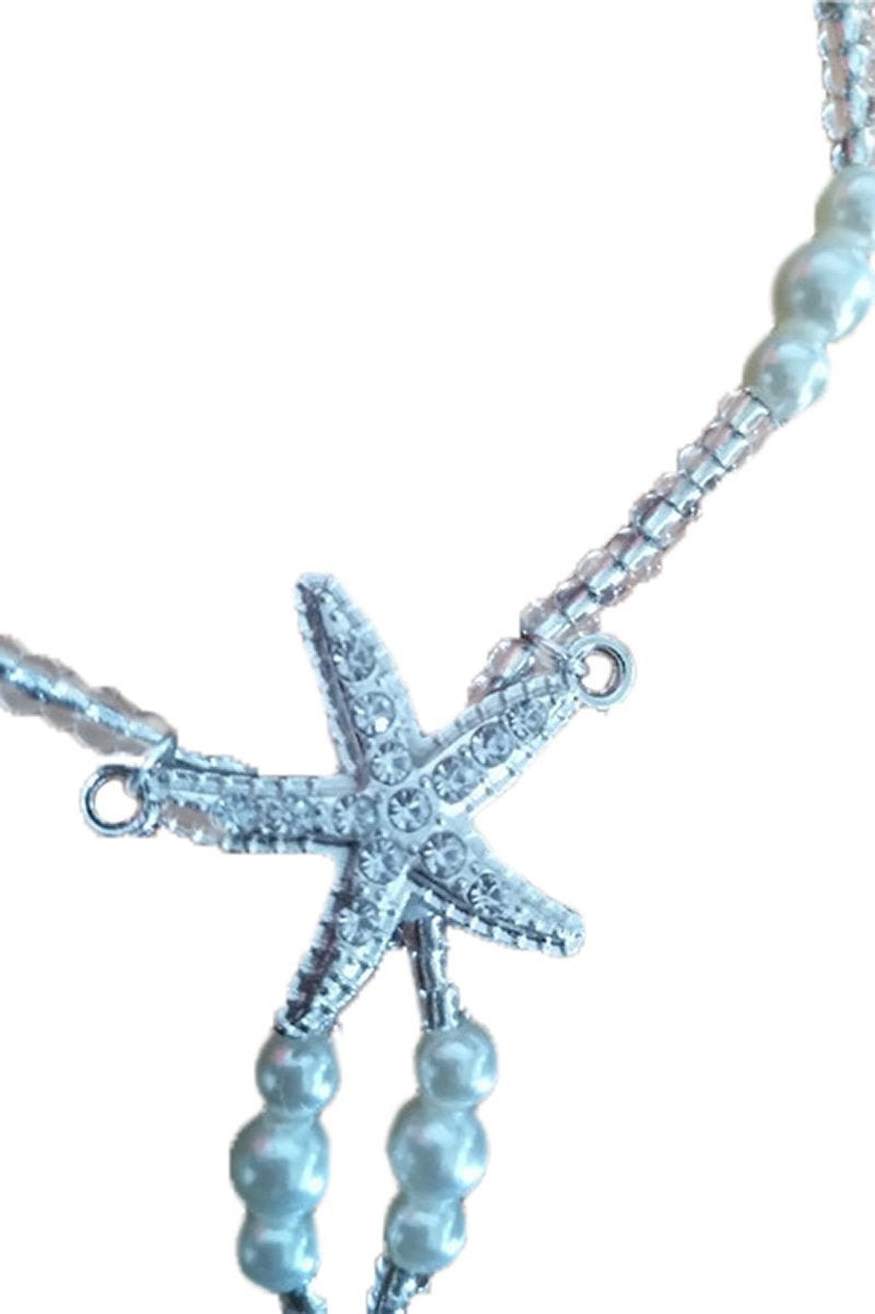 Starfish Ankle Wrap-Around Bracelet