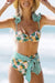 Large Ruffled Lace-Up Bikini