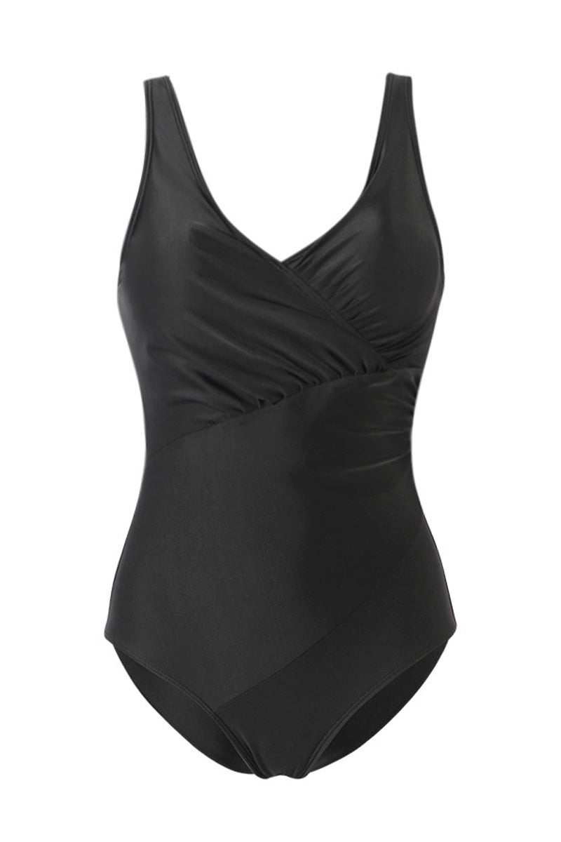 Wrap-Around One-Piece Swimsuit