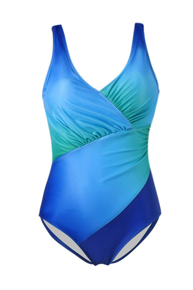 Wrap-Around One-Piece Swimsuit