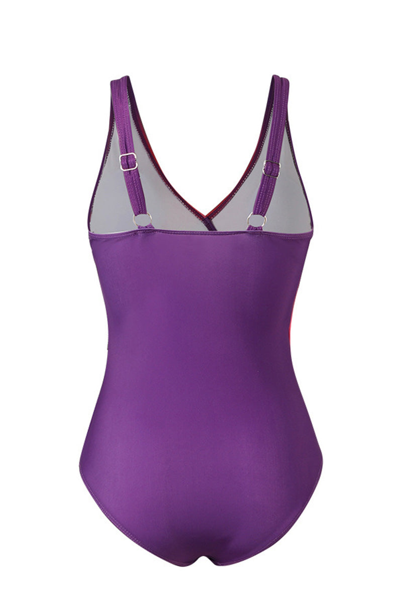 Wrap-Around One-Piece Swimsuit